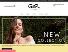 Tablet Screenshot of gatta-fashion.de